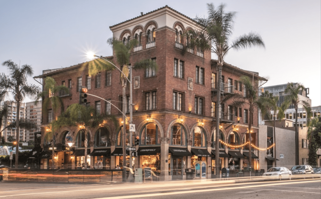 historic Broadlind Hotel Long Beach