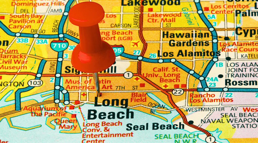 map of long beach