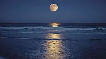 Full Moon Walk ‍at the Beach