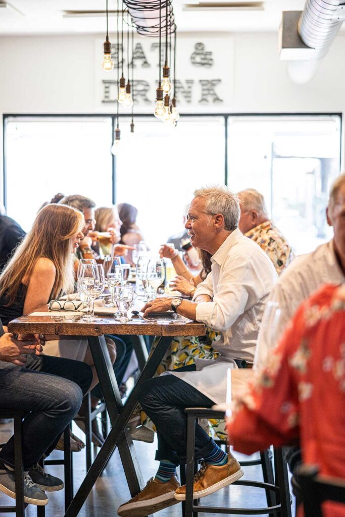 taste wine dinner