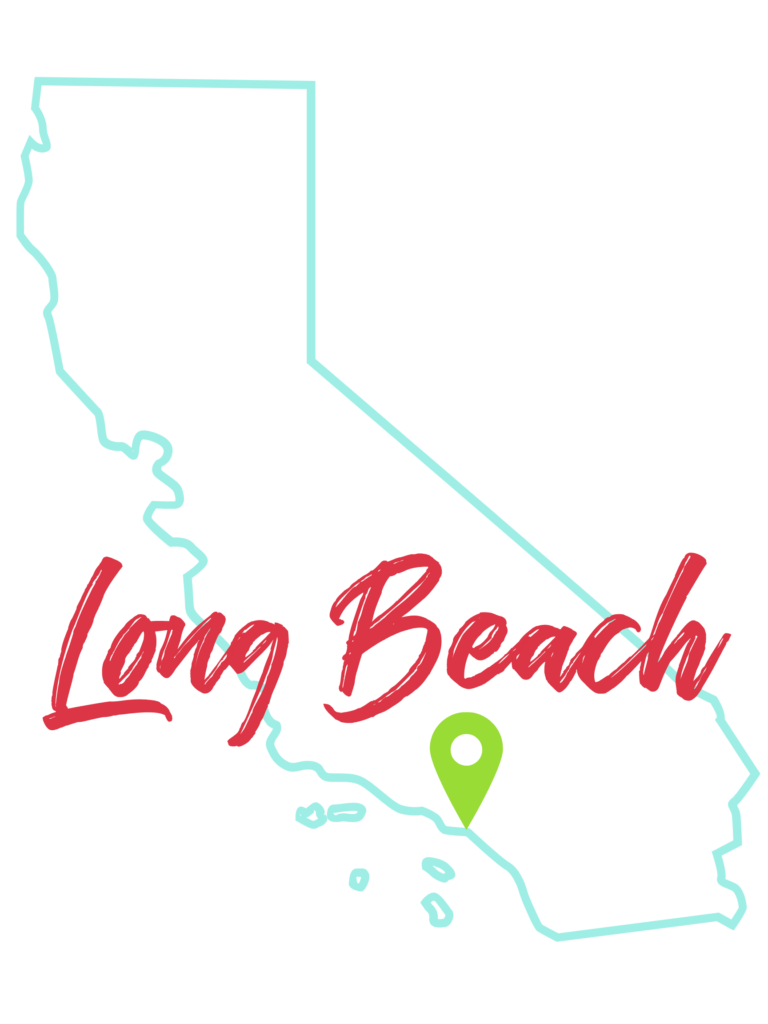 map of Long Beach, California