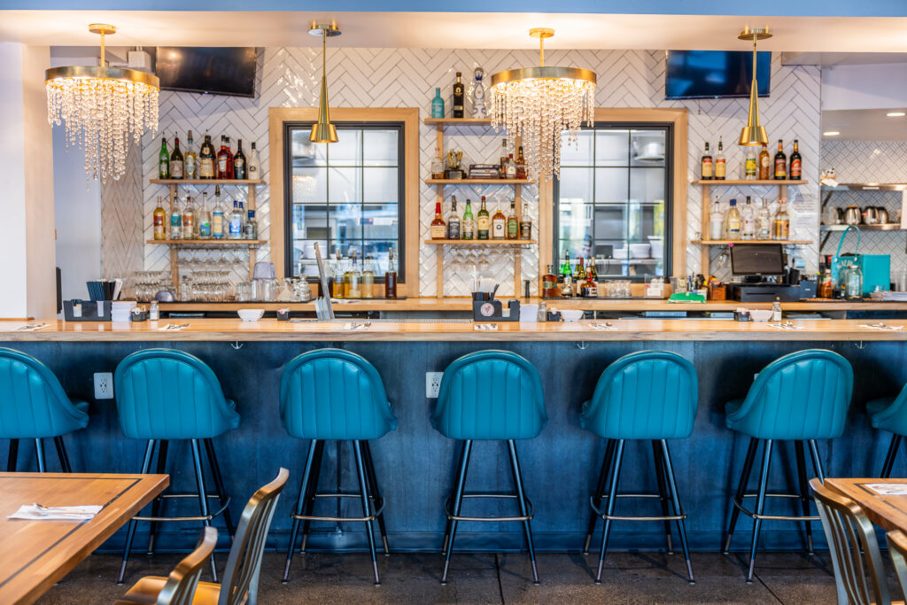 the breakfast bar