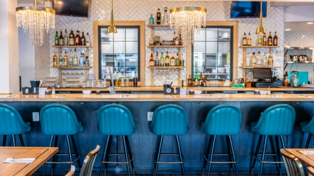 the breakfast bar