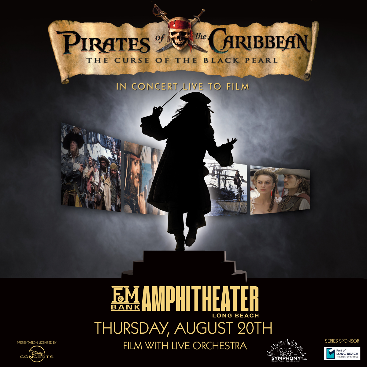 Disney’s “Pirates of the Caribbean: The Curse of the Black Pearl” in Concert Live to Film