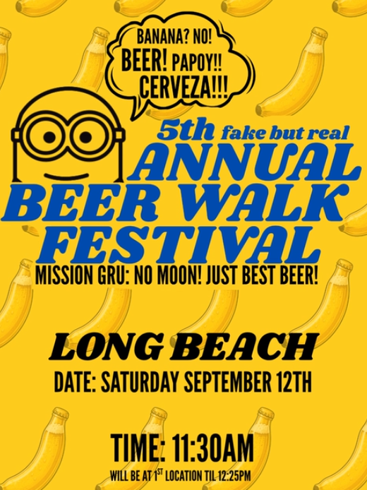 5th (Fake but Real) Annual Beer Walk Festival
