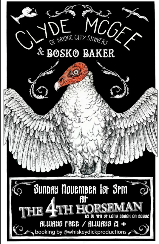 Clyde McGee & Bosko Baker at The 4th Horseman